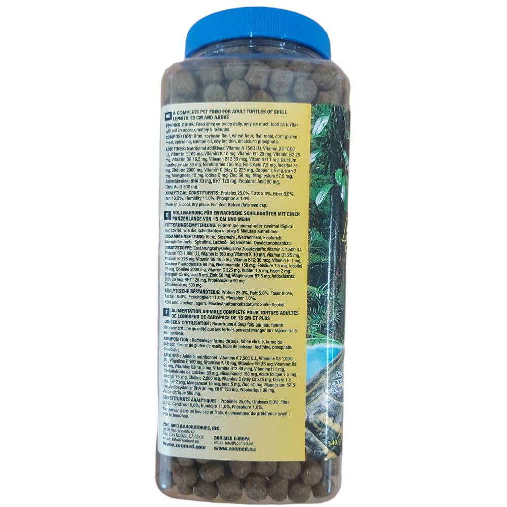 Zoomed - Nourriture pour tortues aquatiques ZM111 Formule d'entretien 340g - Image 3