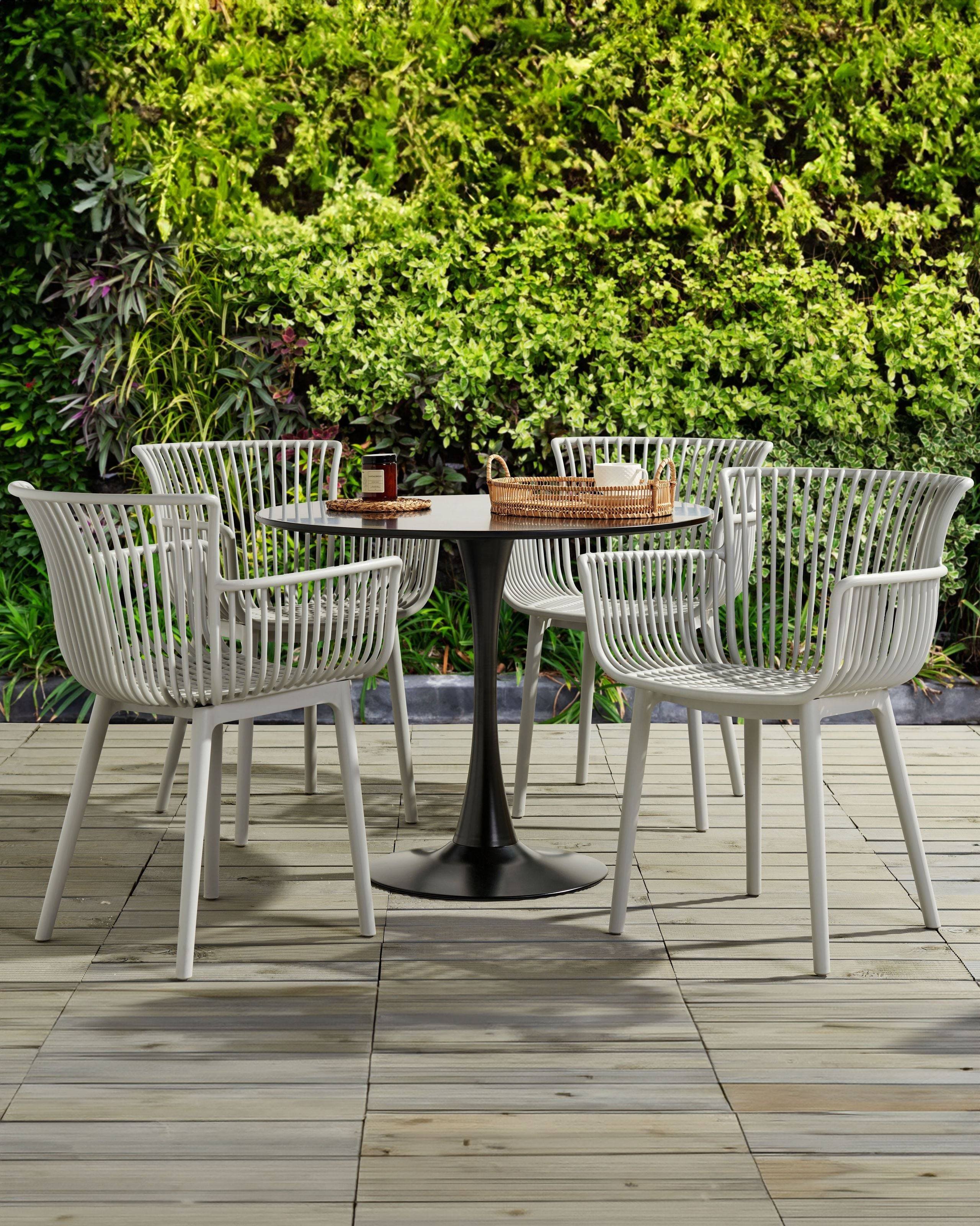 Beliani - Chaise de salle à manger Polypropylène Gris clair PESARO - Beliani - Imagen 1