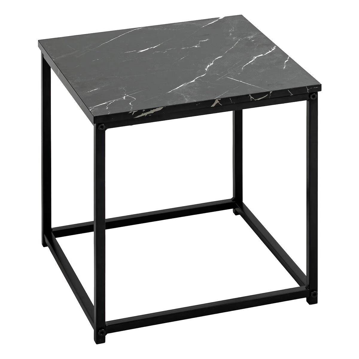 Lot de 2 Tables d'Appoint Gigognes "Jones" 40cm Noir - Image 3