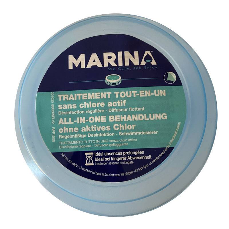 Traitement complet Marina sans chlore actif - Grand diffuseur flottant - - Imagen 3
