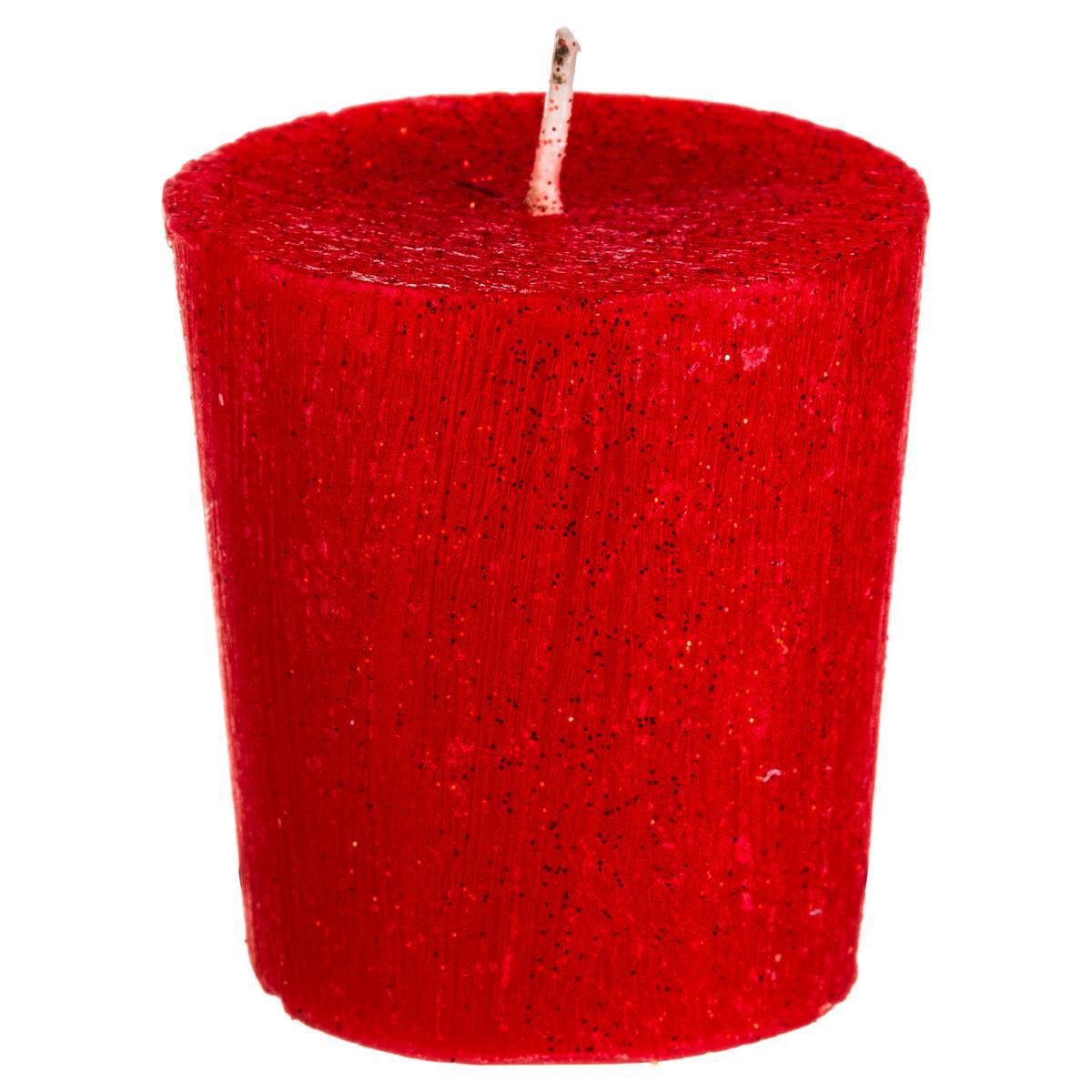 Fééric Lights & Christmas - Lot de 4 bougies votives 48 gr rouge - Feeric Lights & Christmas - Imagen 5