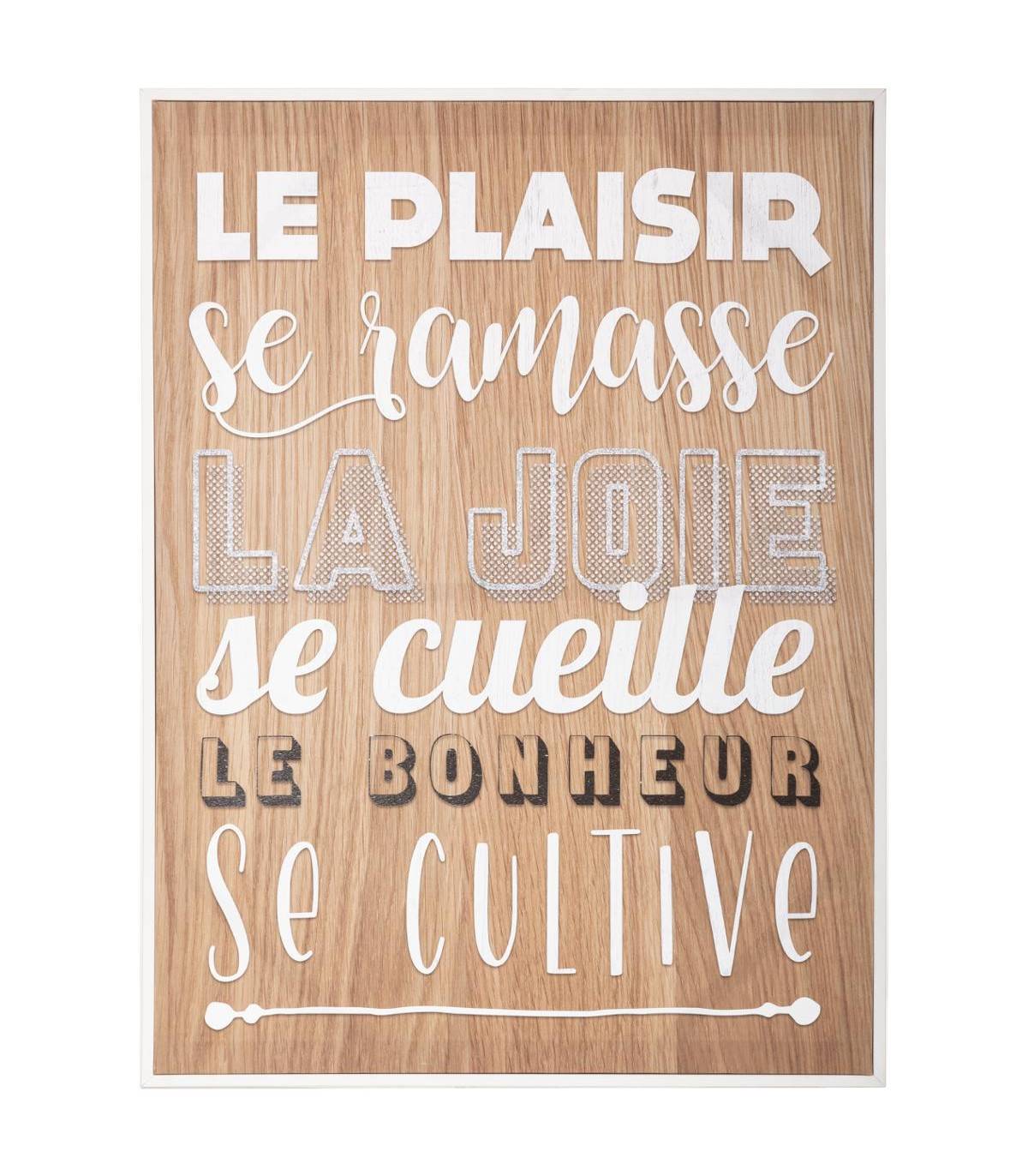 Tableau Toile murale encadrée imprimée Citations 58 x 78 cm - Imagen 1