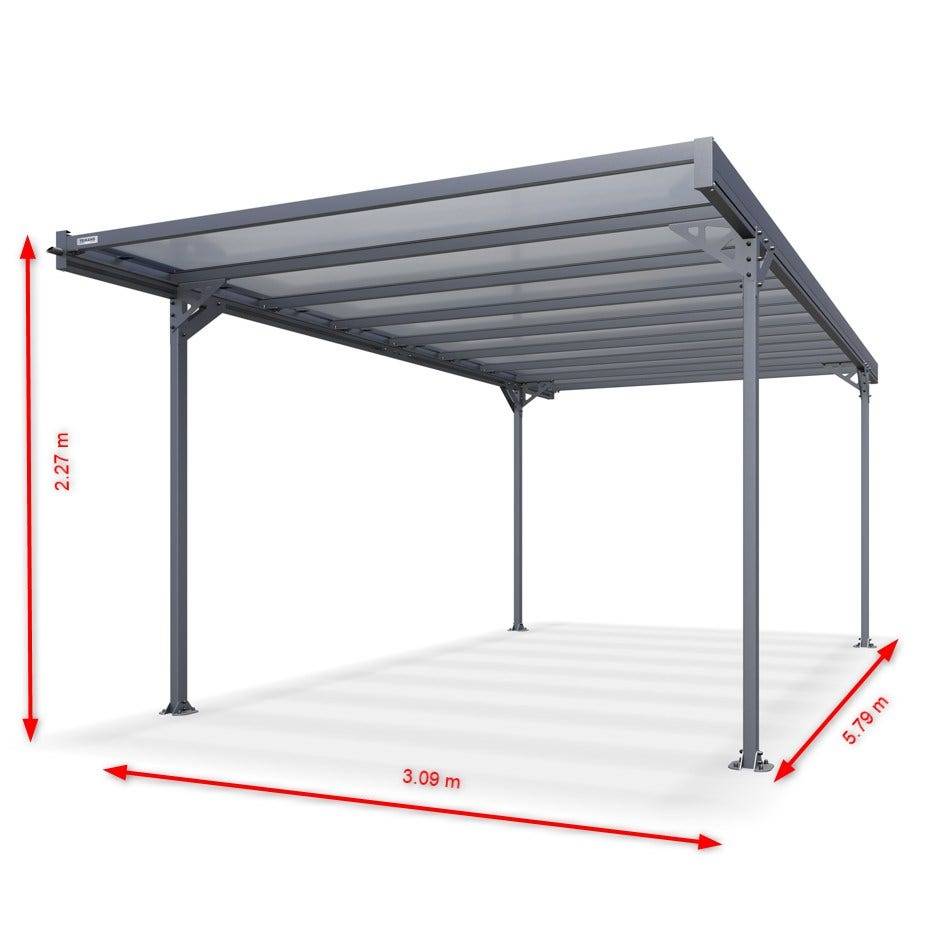 Trigano Jardin - Carport grande longueur Alizé 16 - Image 3