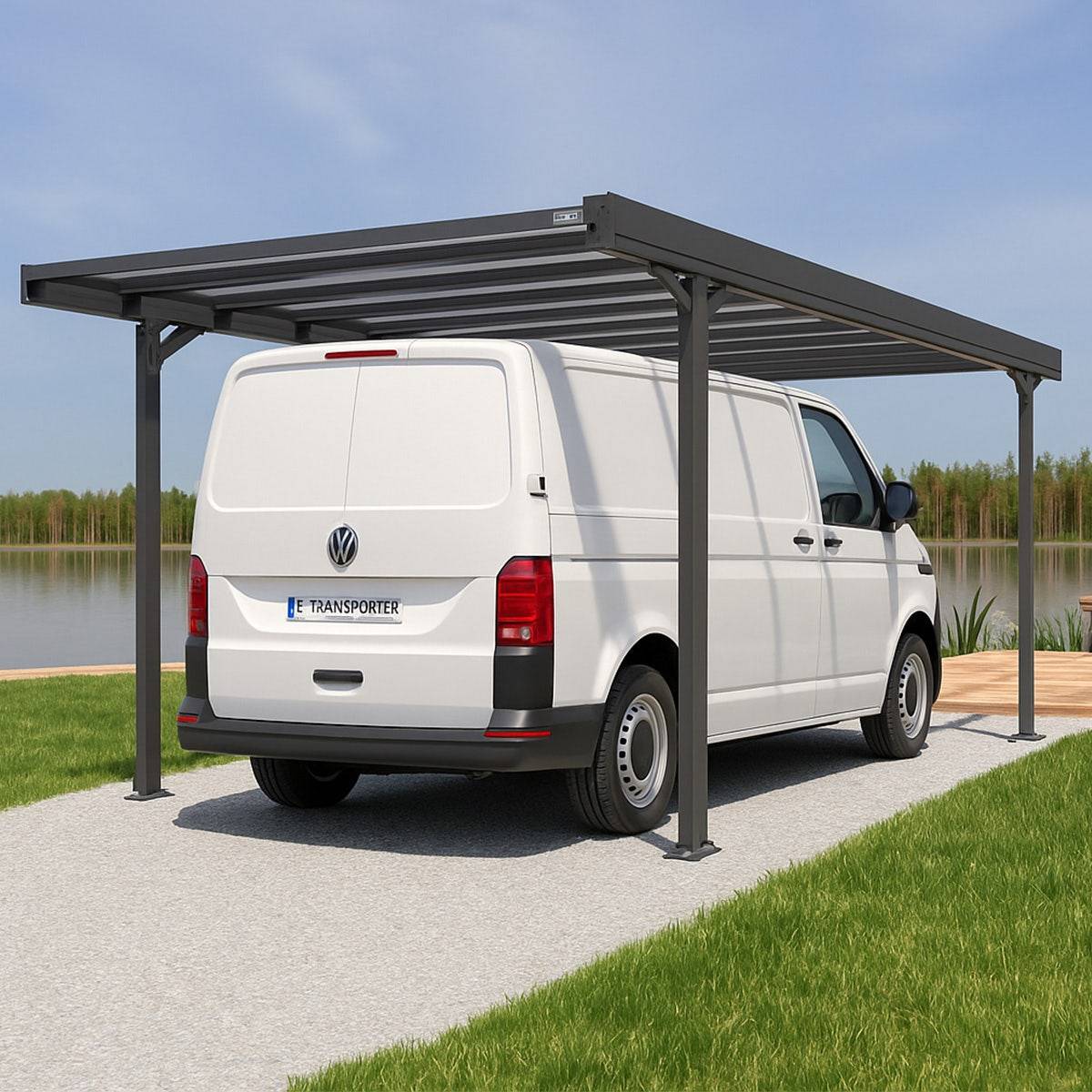 Trigano Jardin - Carport grande longueur Alizé 16 - Image 1