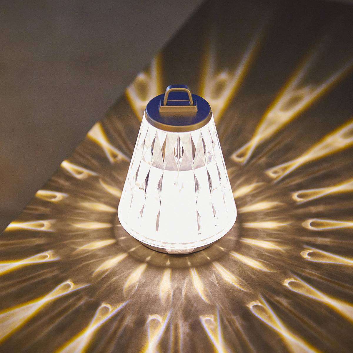 Lumisky - Lampe de table GLOWY Gris Plastique H16cm - Imagen 2