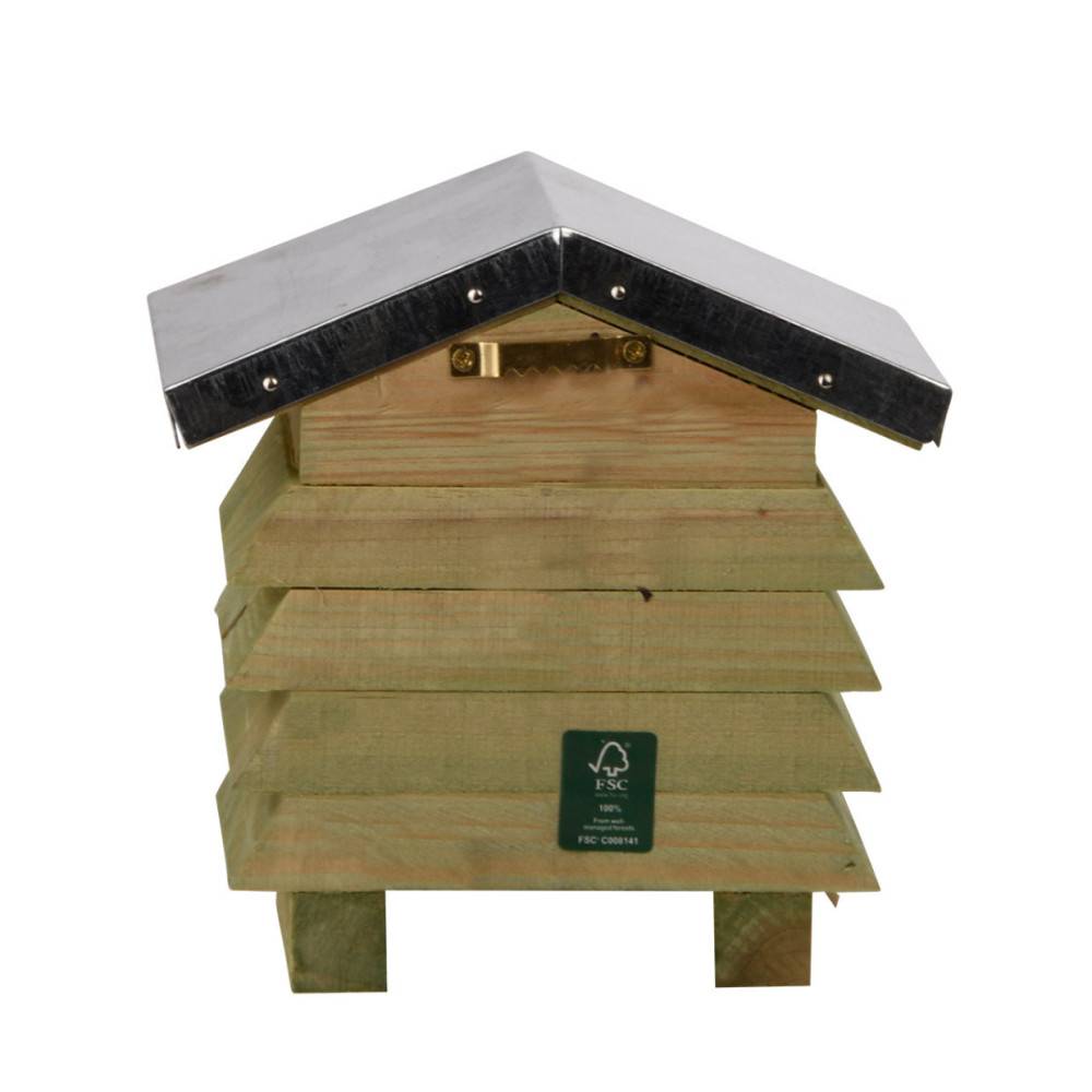 Animallparadise - Abri en bois pin avec toit en zinc pour abeilles - Imagen 6