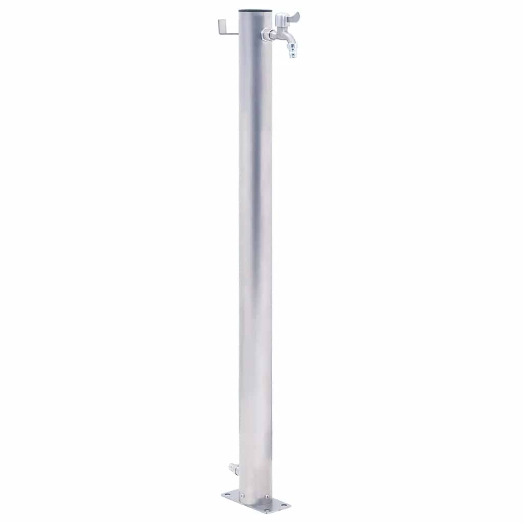 PANGIVO - Colonne à eau de jardin acier inoxydable argenté 23.5 x 7 x 60 cm, poids:1.6kg - PANGIVO - Image 1