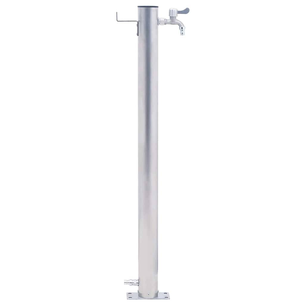 PANGIVO - Colonne à eau de jardin acier inoxydable argenté 23.5 x 7 x 60 cm, poids:1.6kg - PANGIVO - Image 3