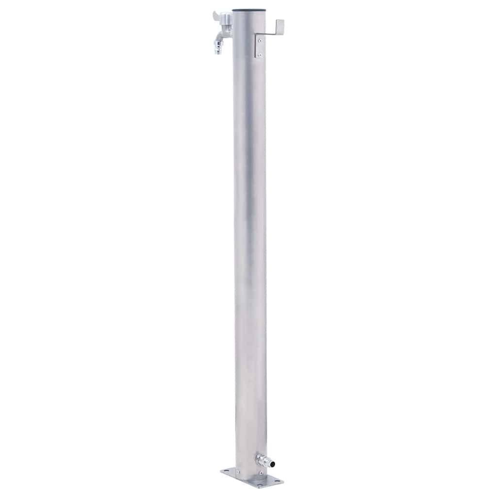 PANGIVO - Colonne à eau de jardin acier inoxydable argenté 23.5 x 7 x 60 cm, poids:1.6kg - PANGIVO - Image 4