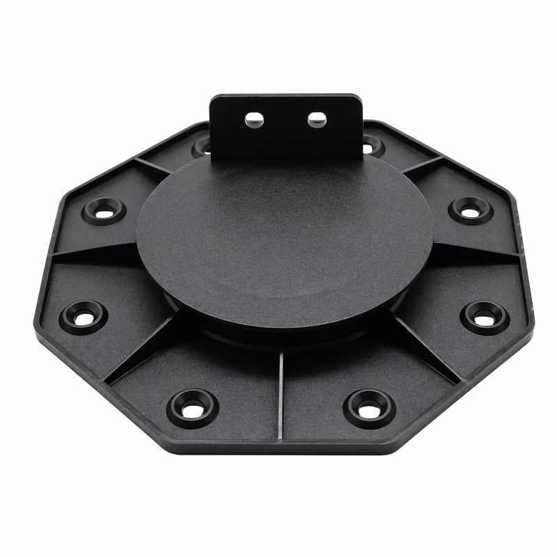 Plot réglable 18 à 30 mm pour terrasse bois et composite - support lambourde extérieur, pose facile - Coloris - Noir - Image 1