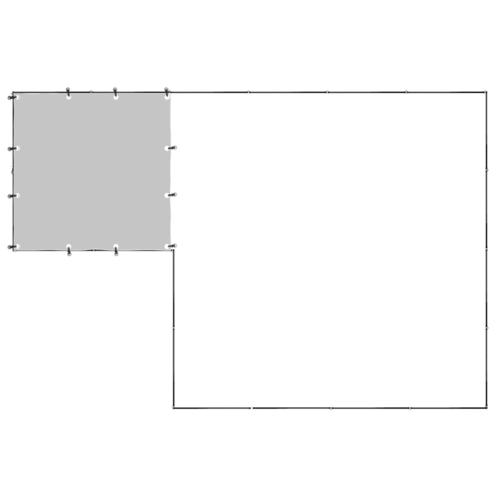 Vidaxl - Chenil Noir 6,05 m² Acier vidaXL 3082205 - Imagen 6