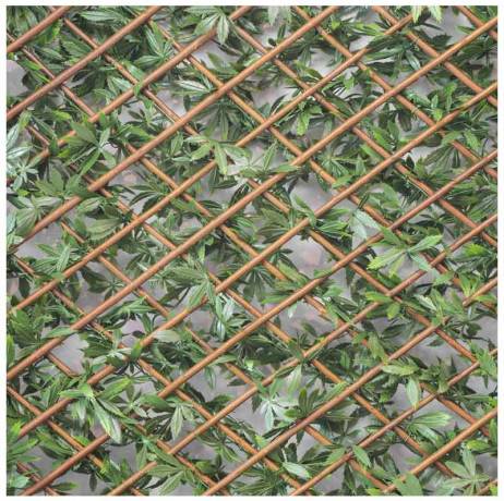 James Grass - France Green - Treillis feuilles de vigne vierge , Long 10 m, Hauteur 1 m - Imagen 3
