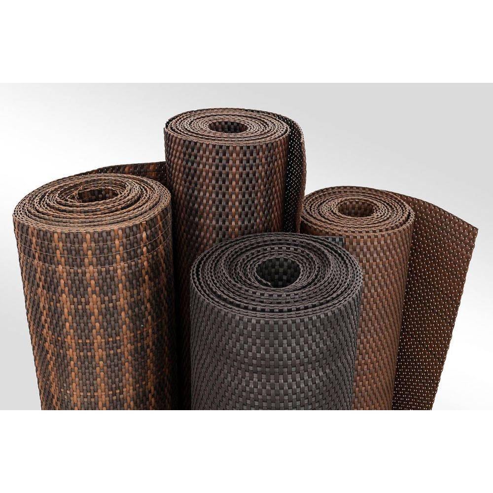 Rattan Art - Brise-vue en résine tressée pour balcon et clôture coloris miel 0.9 x 5 m - Imagen 4