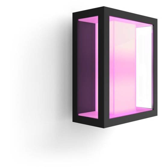 Philips - Applique murale - PHILIPS HUE - Impress - Lumiere blanche et colorée - Noir - Large - IP44 - Image 1