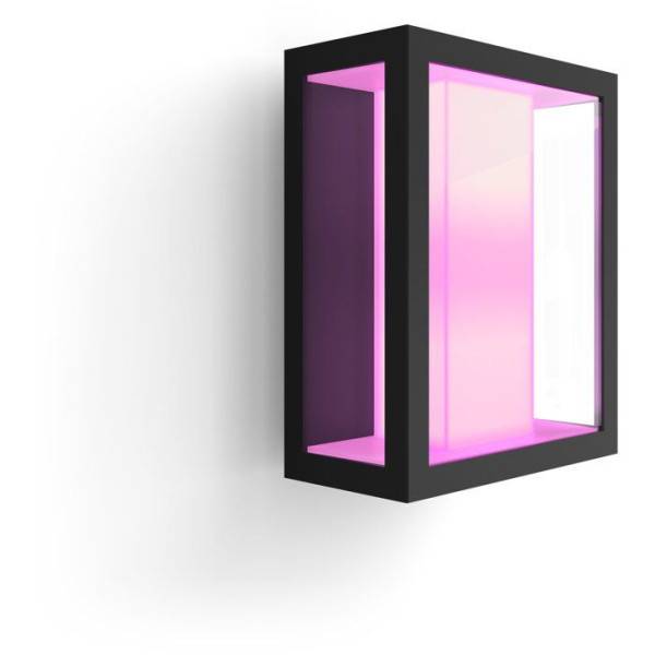 Philips - Applique murale - PHILIPS HUE - Impress - Lumiere blanche et colorée - Noir - Large - IP44