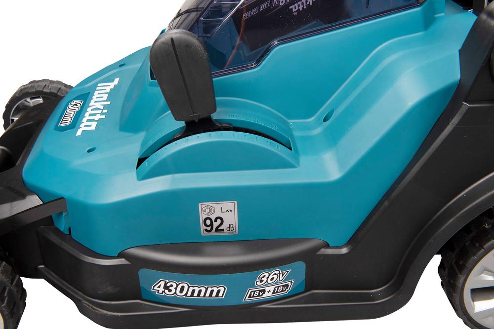 Tondeuse sans fil Makita DLM432Z 36 V – coupe 43 cm, bac 50 L, mulching optionnel – Makita - Image 3