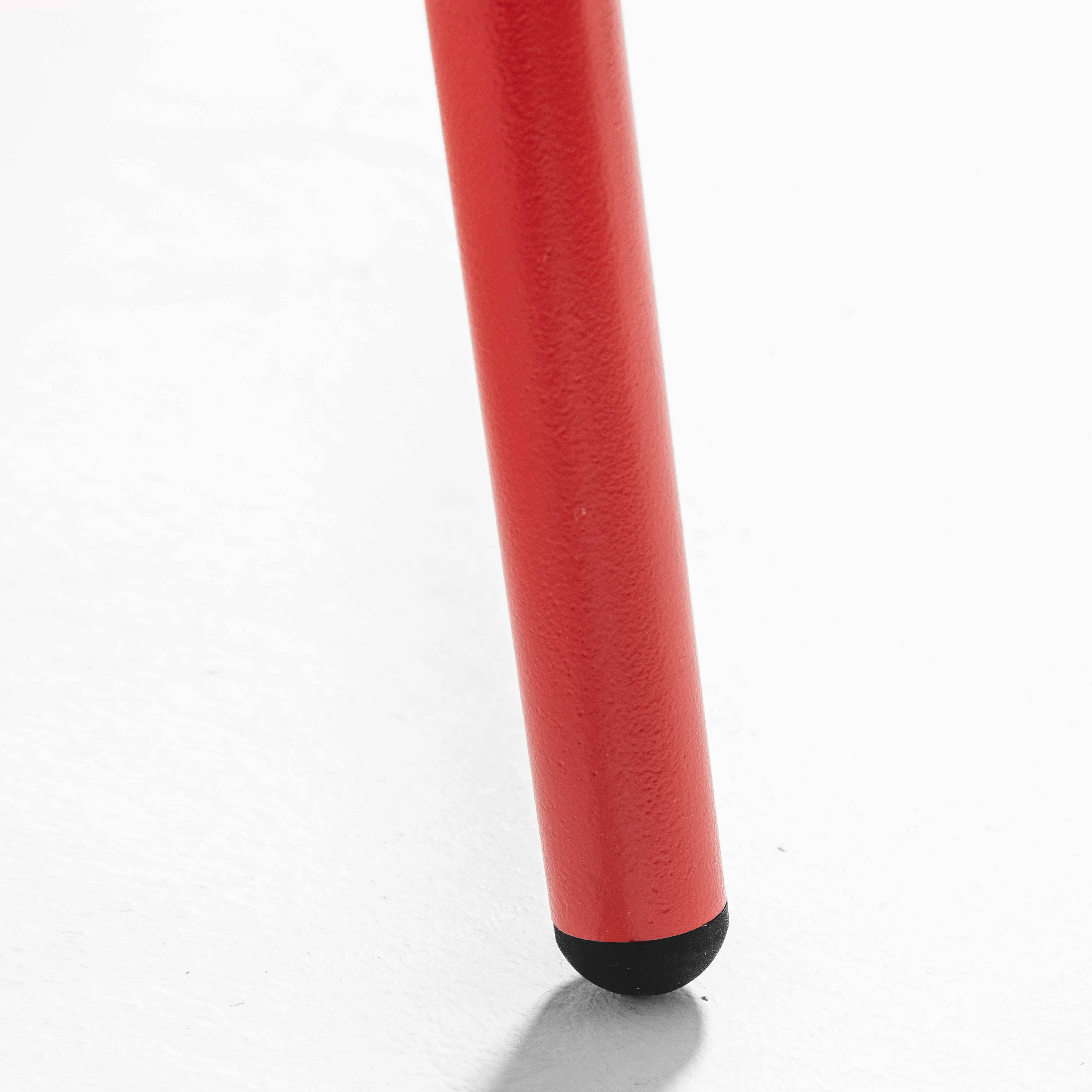 Oviala - Fauteuil de jardin bas en métal rouge Palavas - Oviala - Imagen 5
