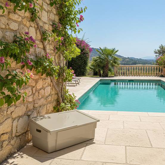Coffre de jardin 100l -plast'up rotomoulage - Imagen 2