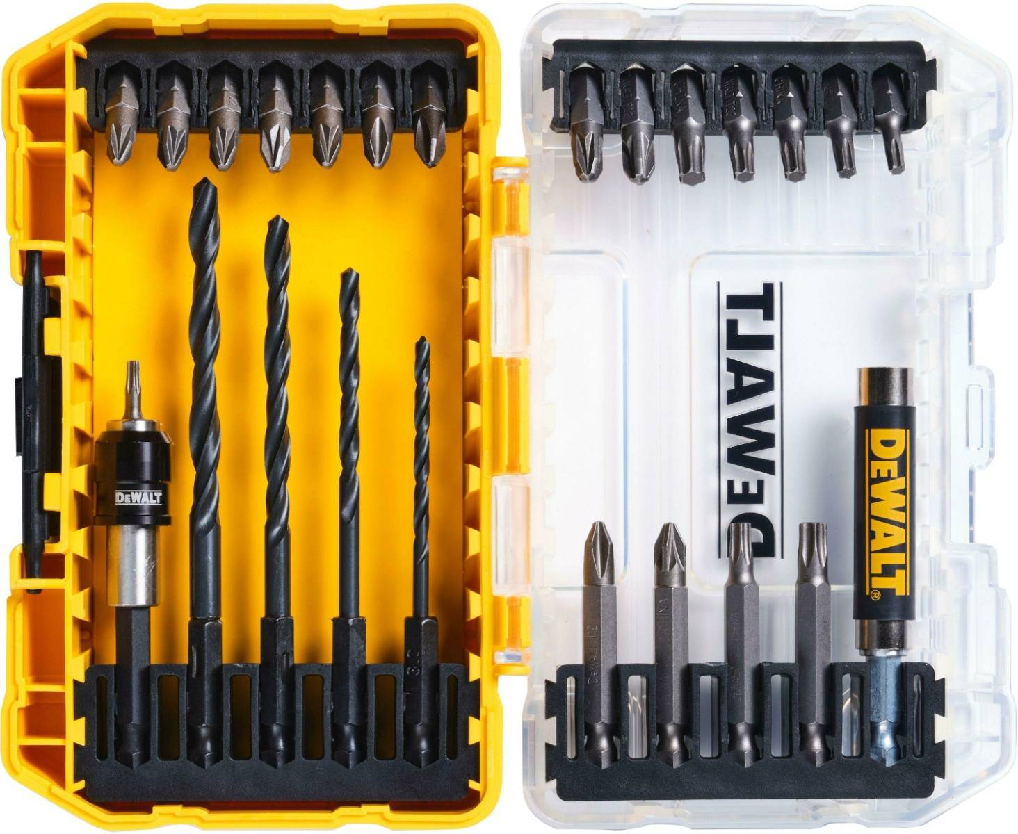 Dewalt - Petit coffret Toughcase contenant jeu de forets et d'embouts de vissage - 25 pièces - DEWALT - DT70708-QZ - Imagen 3