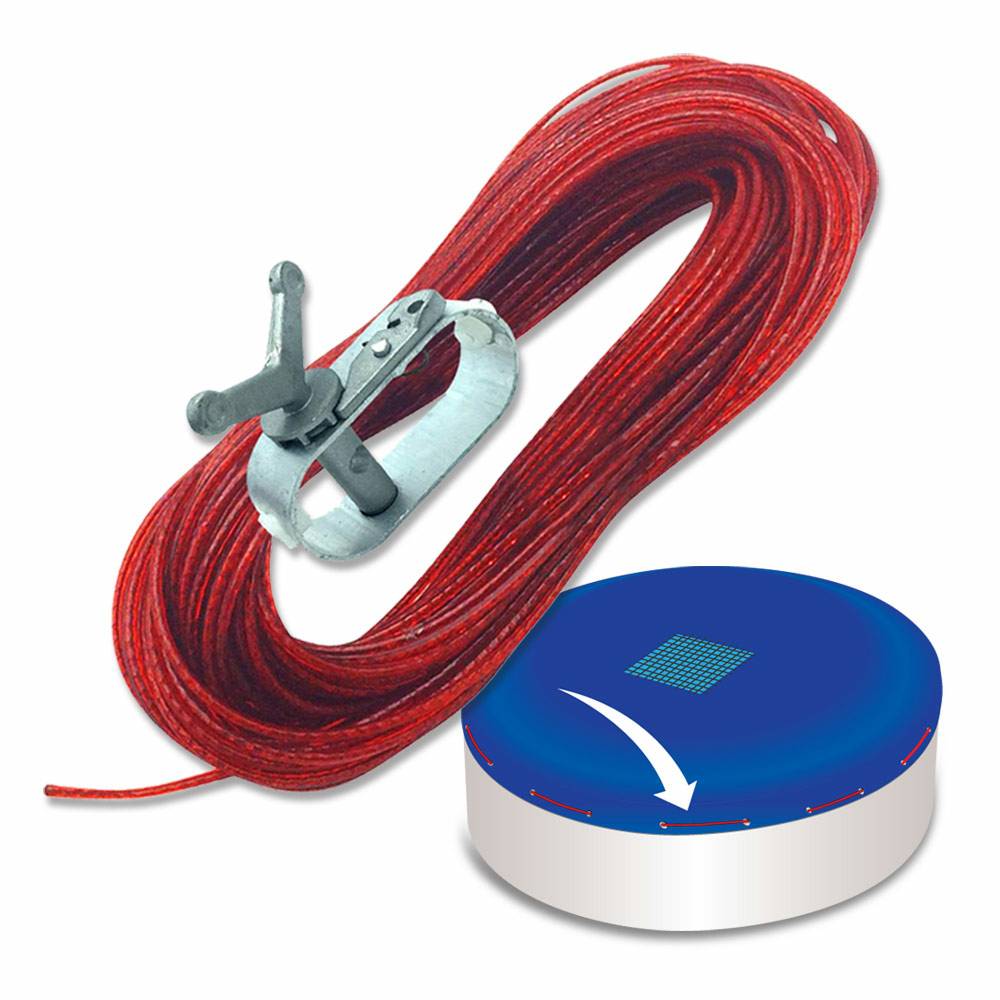 Lot De 4 Tendeurs De Corde En Alliage D'Aluminium – Parfait Pour Bâches Piscine, Tentes Camping, Parasols Et Corde à Linge Extérieur
