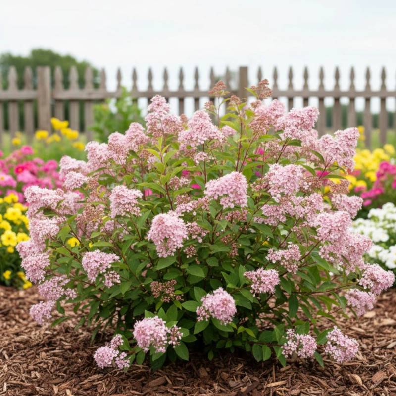 Céanothe, Lilas de Californie Marie Simon à fleurs Rose - feuillage Caduc - Pot de 3L - 20/40 cm-  hauteur à maturité De 0,50 m à 1,00 m - Imagen 4