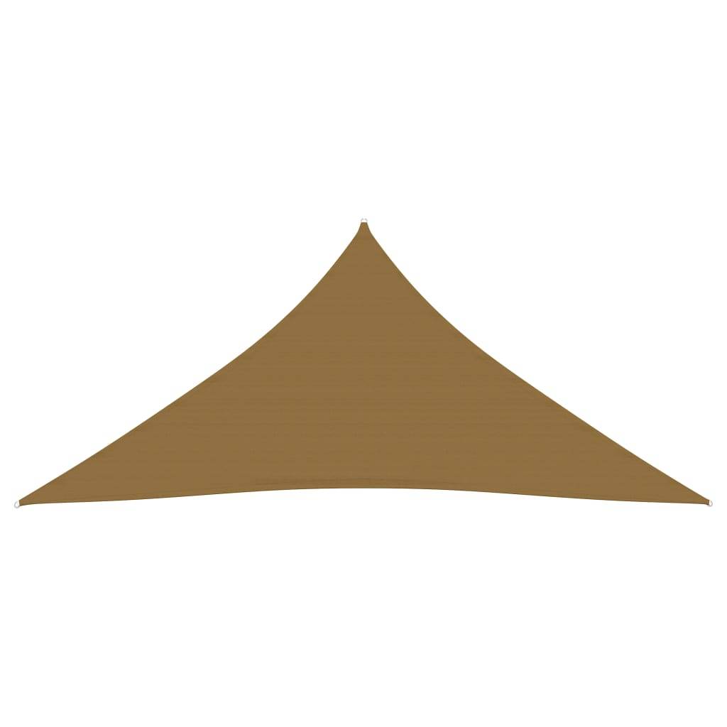 Helloshop26 - Voile toile d'ombrage parasol 160 g/m² PEHD 5 x 6 x 6 m taupe - Imagen 2