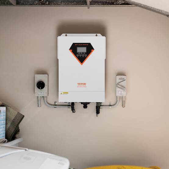 Vevor - VEVOR Onduleur hybride 5500W, 230V, contrôleur solaire MPPT 100A intégré, charge hybride/hors réseau. - Image 8