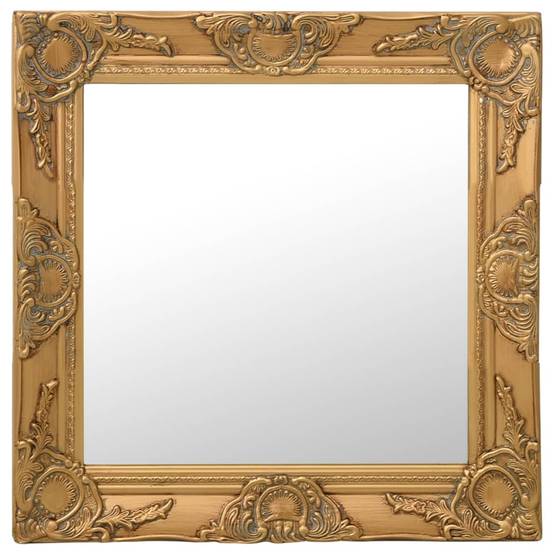 Maison Chic - Miroir mural style baroque 50x50 cm Doré Maison Chic - Image 2