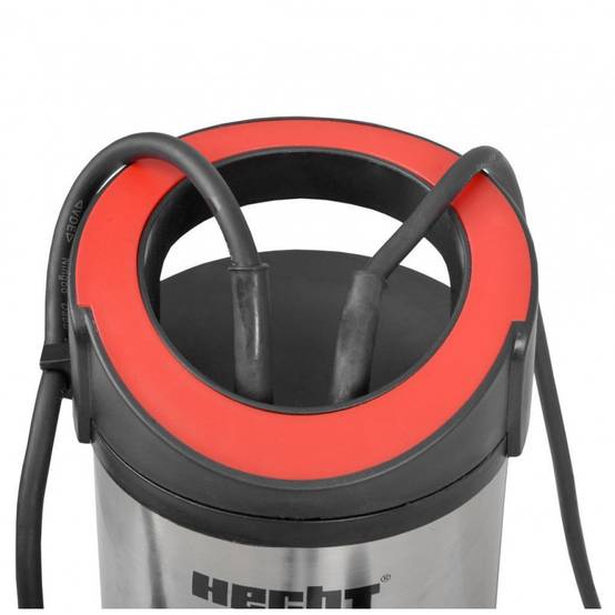 Hecht 3011 Pompe submersible en acier inoxydable pour eaux usées Pompe jardin 1100W 15 500 l/h avec cable de 10m - Image 3