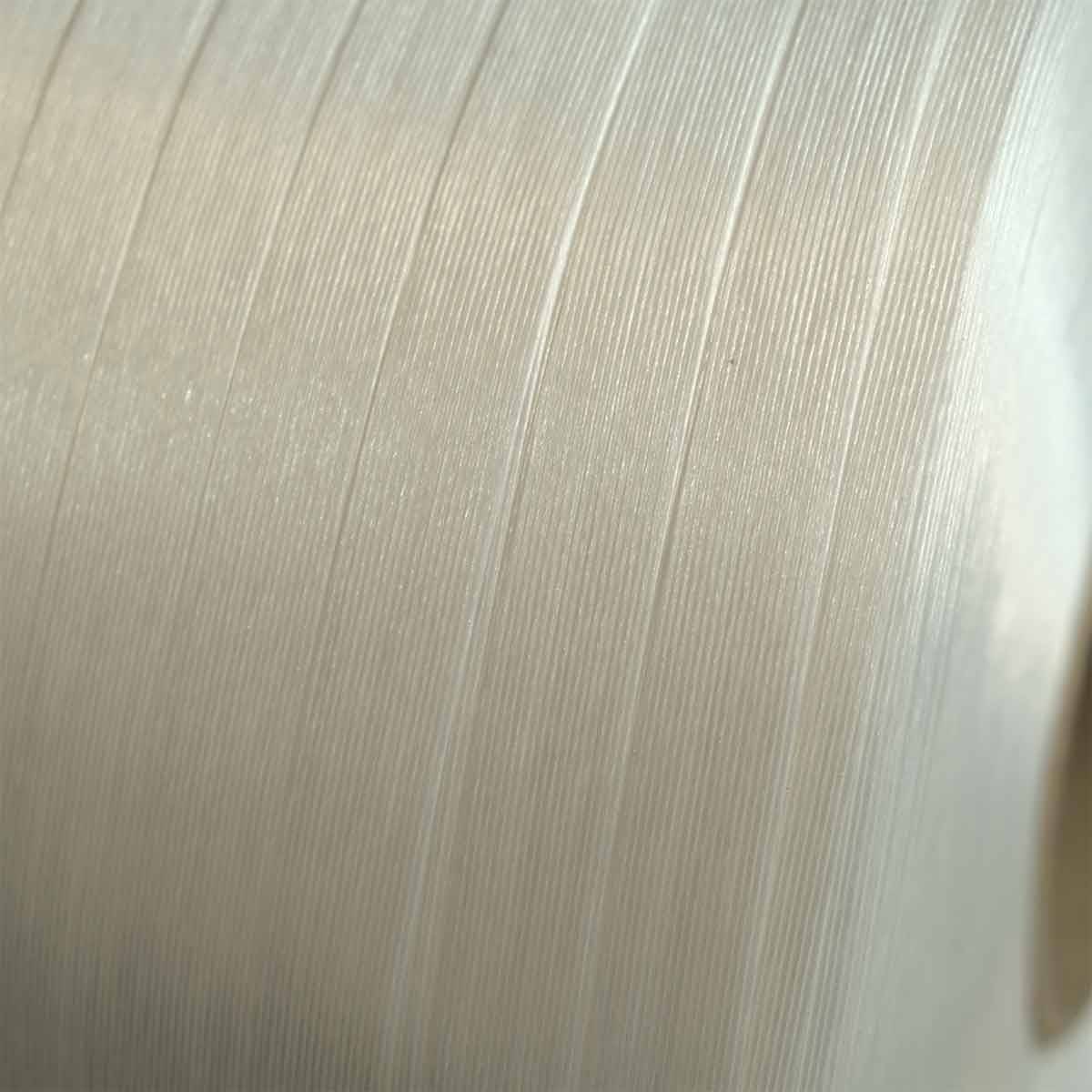 Feuillard de cerclage fil à fil FF 19 mm x 600 m - Qualité PRO - Haute Résistance 550kg - Feuillard textile PET TECPLAST - Image 4