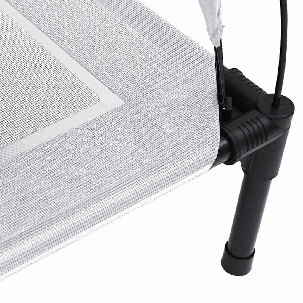 Lit surélevé pour chien en Acier Intérieur & Extérieur Argenté Taille S – ComfortXL Pet Living - Image 6