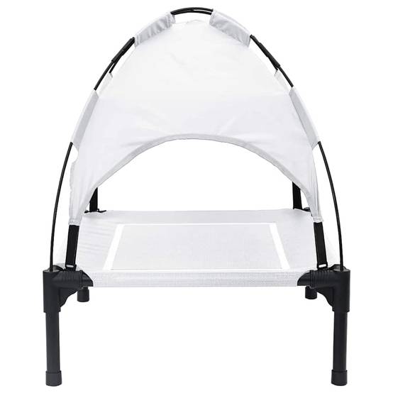 Lit surélevé pour chien en Acier Intérieur & Extérieur Argenté Taille S – ComfortXL Pet Living - Image 5