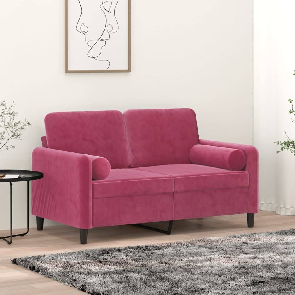 coussins décoratifs rouge 50 X 50 - Prolenta Premium - Image 1
