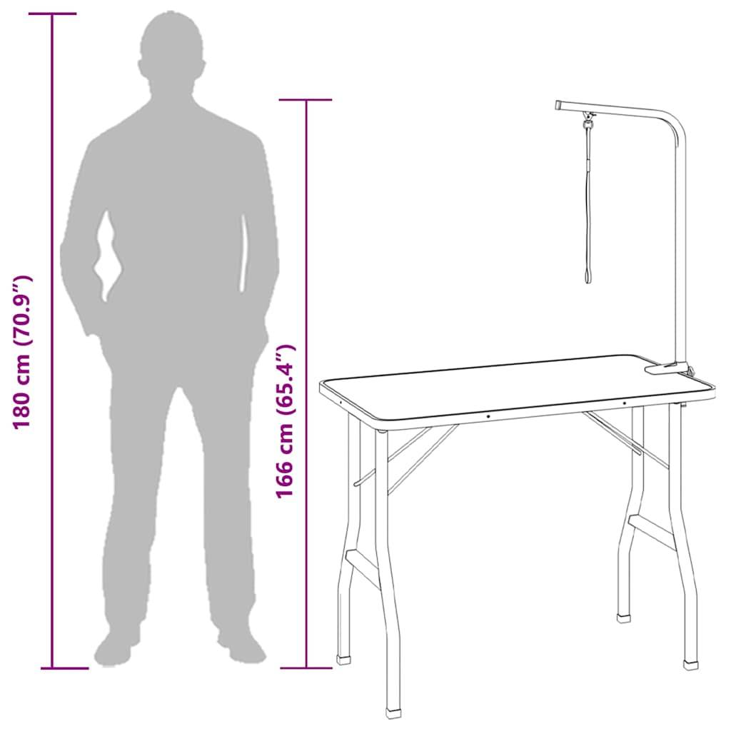 Vidaxl - Table de toilettage réglable pour chiens avec 1 boucle vidaXL 171065 - Imagen 2
