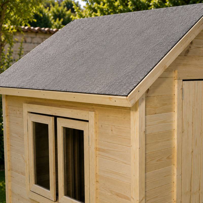 Soulet - Cabane en bois avec fenêtre et boîte aux lettres GARANCE - Imagen 6