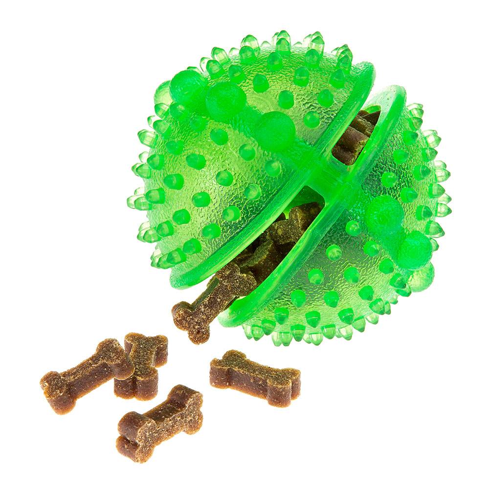 Ferplast - Jouet balle chien chiens Ferplast PA 6478 distributeurs récompense snack biscuits petite balle - Imagen 2
