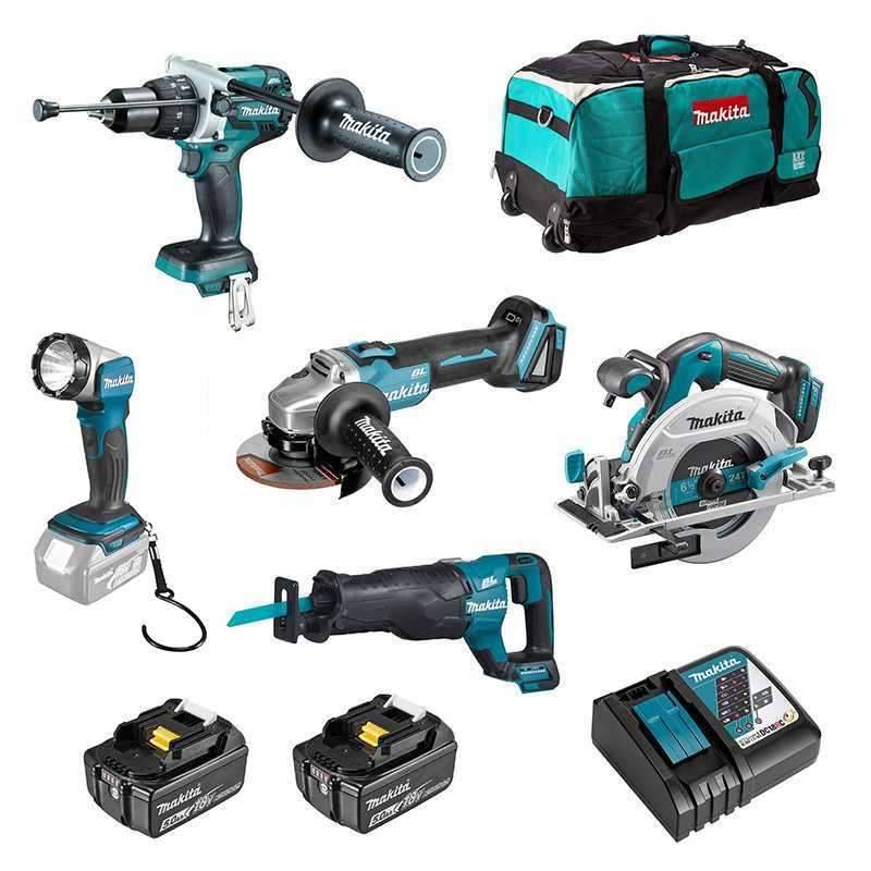 Makita - Pack 5 outils MAKITA DLX5034T + 2 batteries 5Ah Makita - Imagen 1