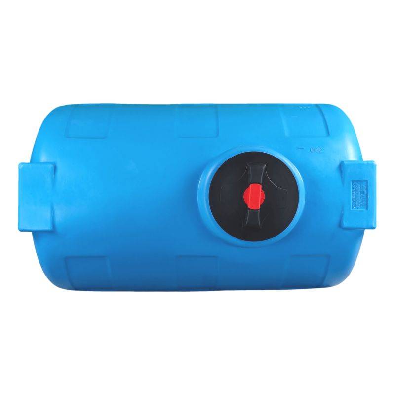 Cuve récupération eau de pluie 500L - Réservoir aérien horizontal bleu - Polyéthylène - ELBI CHO - Image 7