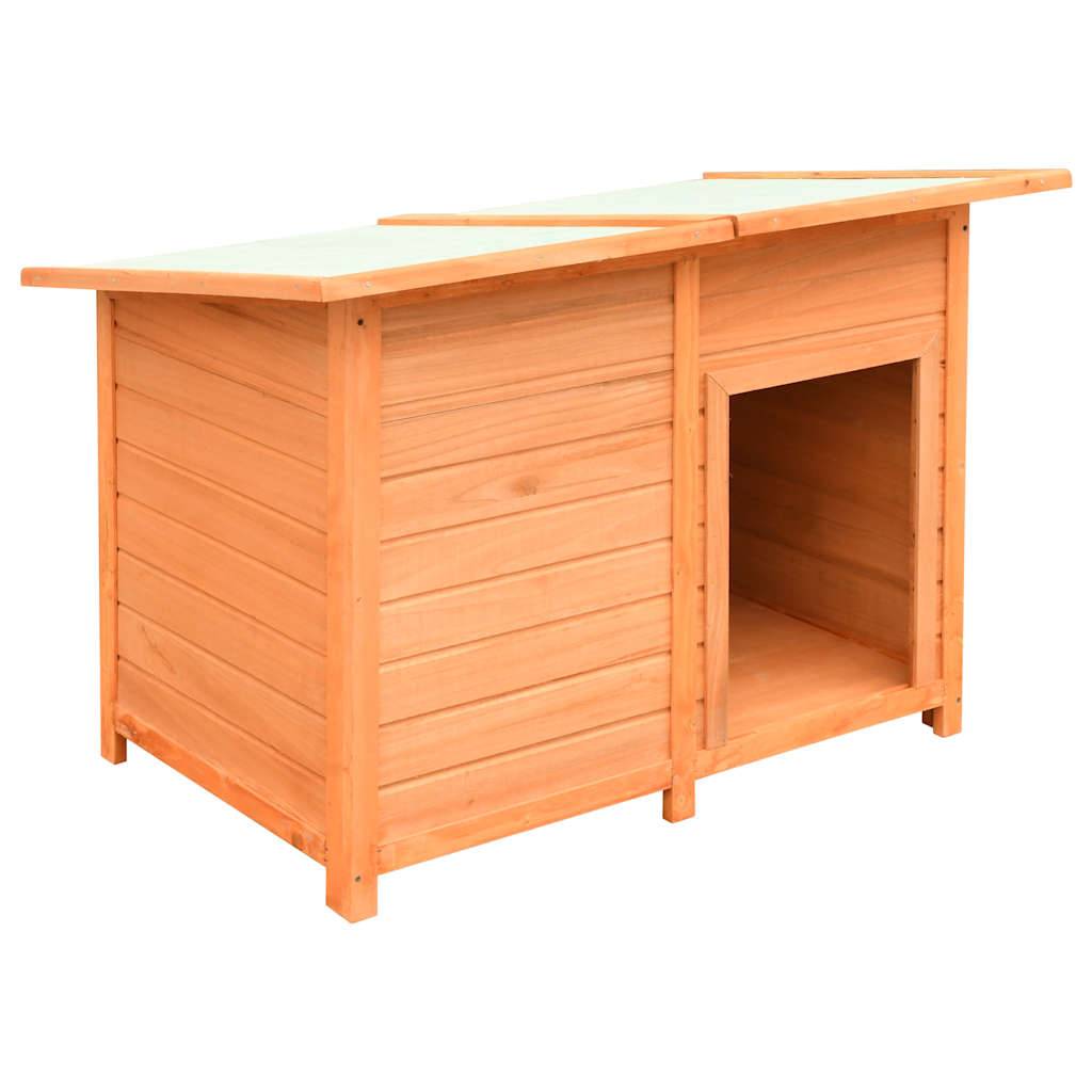Vidaxl - Niche pour chiens Bois de pin et de sapin solide 120x77x86 cm vidaXL 170641 - Image 4