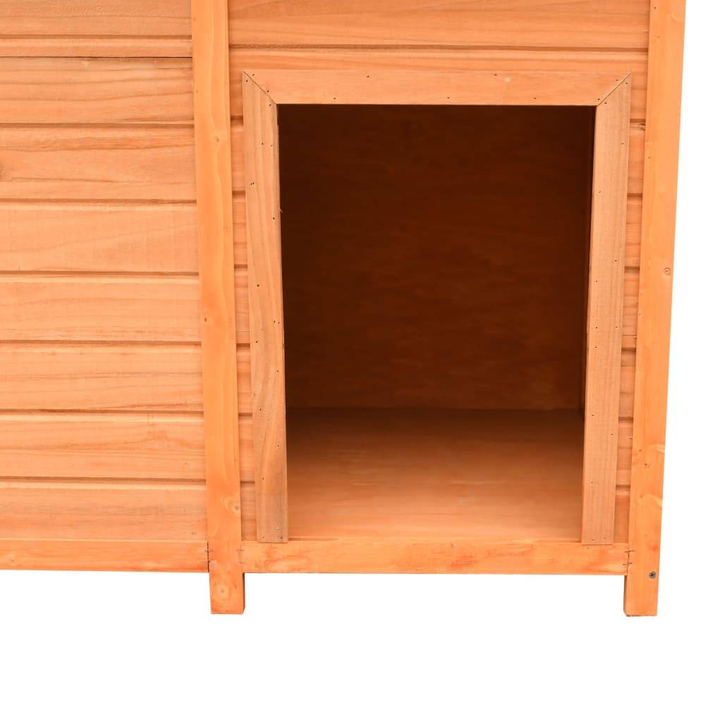 Vidaxl - Niche pour chiens Bois de pin et de sapin solide 120x77x86 cm vidaXL 170641 - Image 7