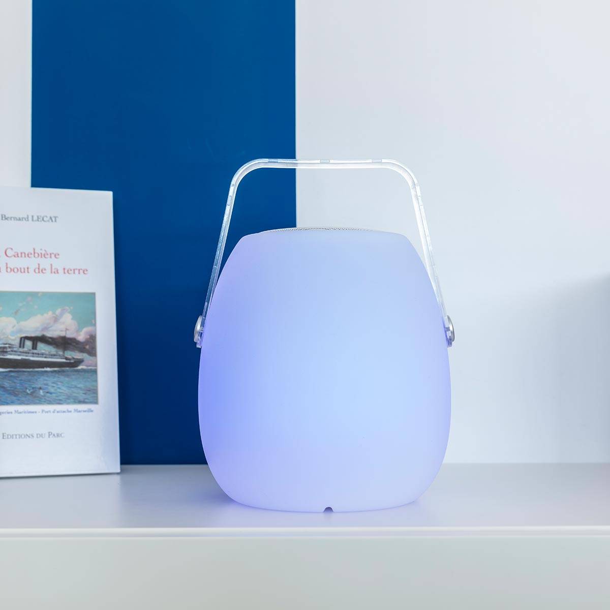 Lumisky - Lampe enceinte bluetooth multicolore SO PLAY H30cm - Imagen 4