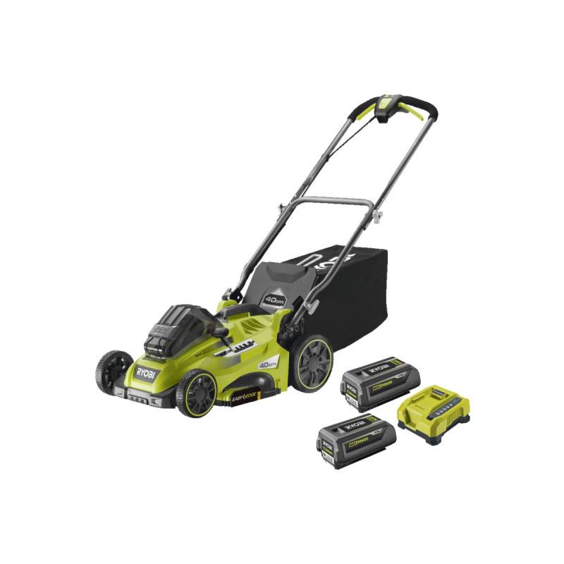 Ryobi - Pack RYOBI Tondeuse 36V RLM36X41H50PG - 2 Batteries 36V LithiumPlus 4.0Ah - 5.0Ah - 1 Chargeur - Image 1