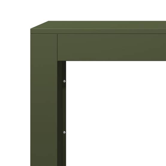 Range-bûches en acier pour bois de chauffage extérieur et intérieur Vert 100 cm – ComfortXL Outdoor Living - Image 7