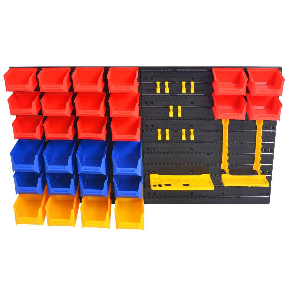 Helloshop26 - Organisateur d'outils de garage mural boîte stockage etagères rangement - Imagen 2