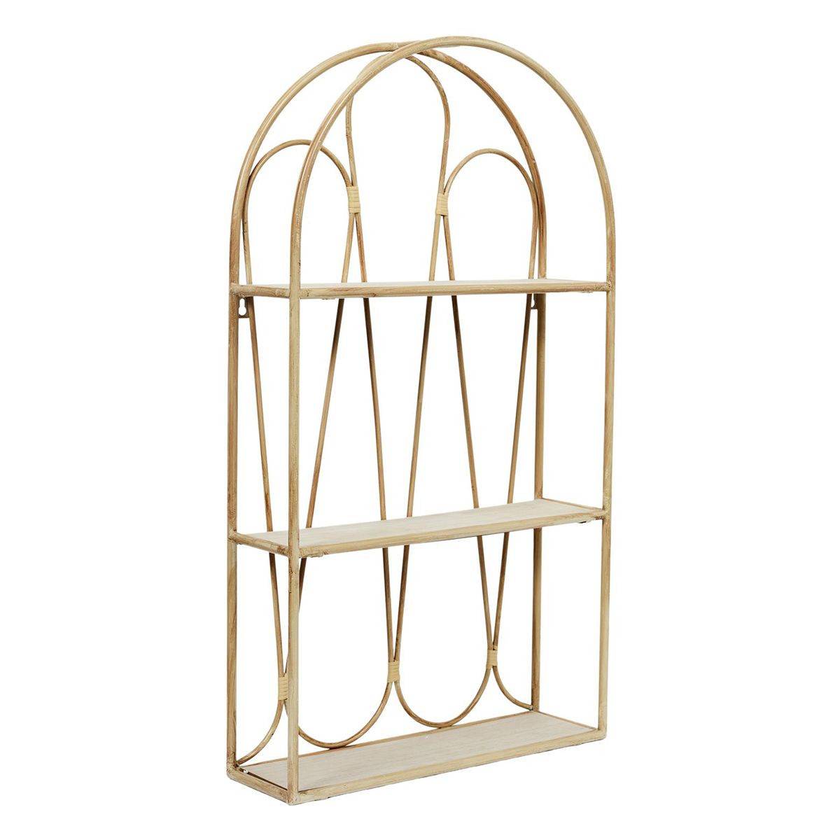 The Home Deco Factory - Étagère Murale Arche "Java" 73cm Naturel - Image 1
