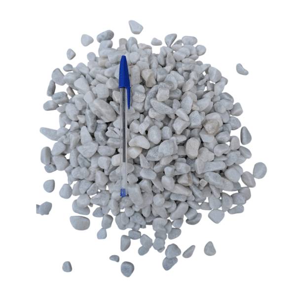 King Matériaux - Galet blanc 8/12 mm – Pack 4 Big Bag +/- 1,5T – 80 m² - Image 3