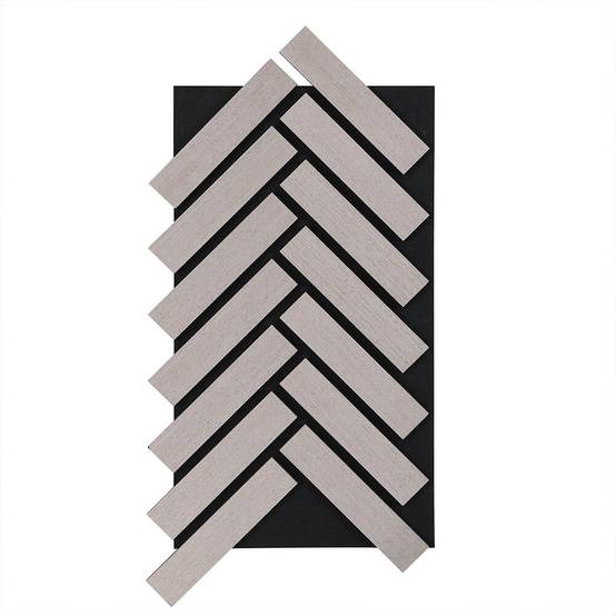Home Deluxe - Panneau acoustique HOME DELUXE VEGA - Chêne gris - 80 x 40 cm - Image 2
