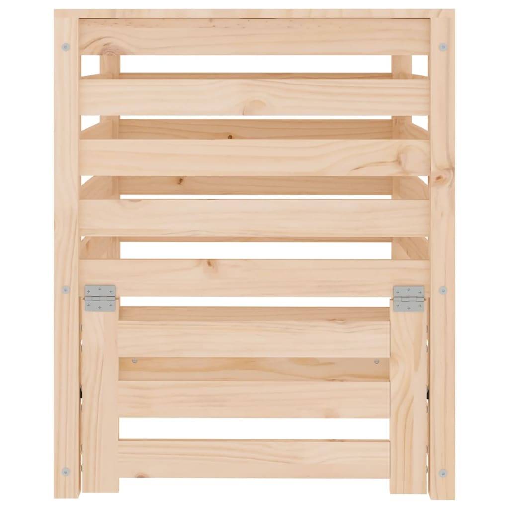 Vidaxl - Composteur 63,5x63,5x77,5 cm Bois massif de pin vidaXL 823808 - Image 6
