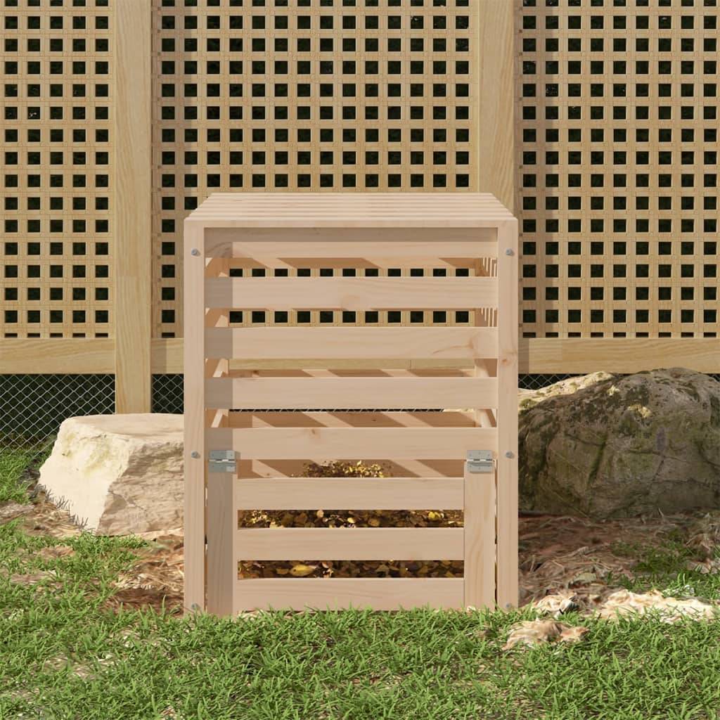 Vidaxl - Composteur 63,5x63,5x77,5 cm Bois massif de pin vidaXL 823808