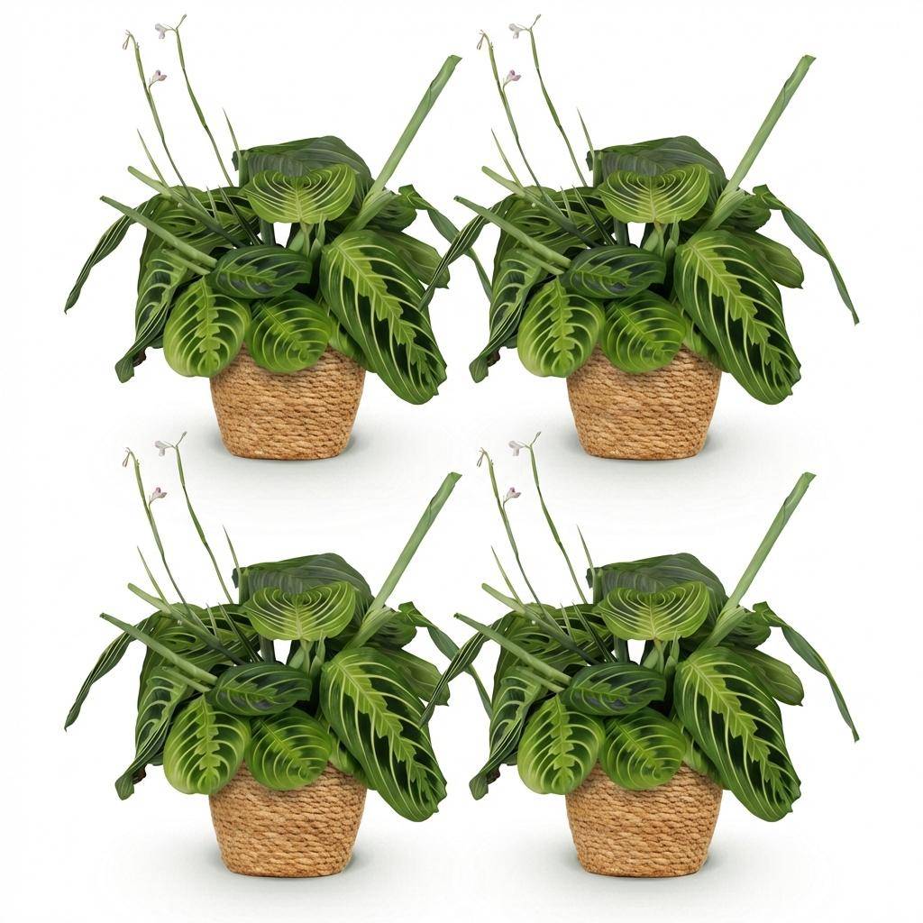 Maranta Fascinator Lemon Vert Clair - H35cm - Image 4